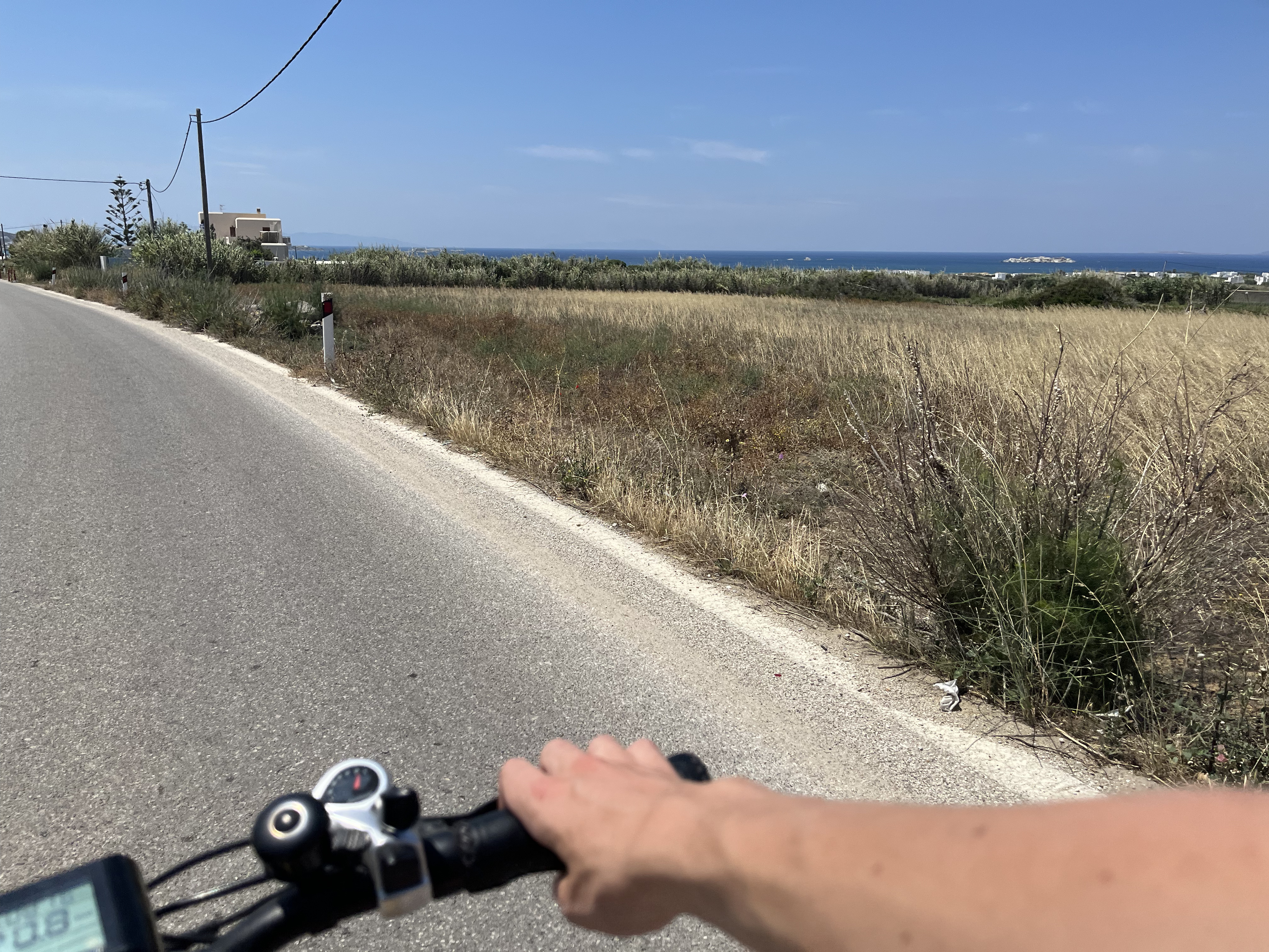 E-bike ride through Naxos countryside