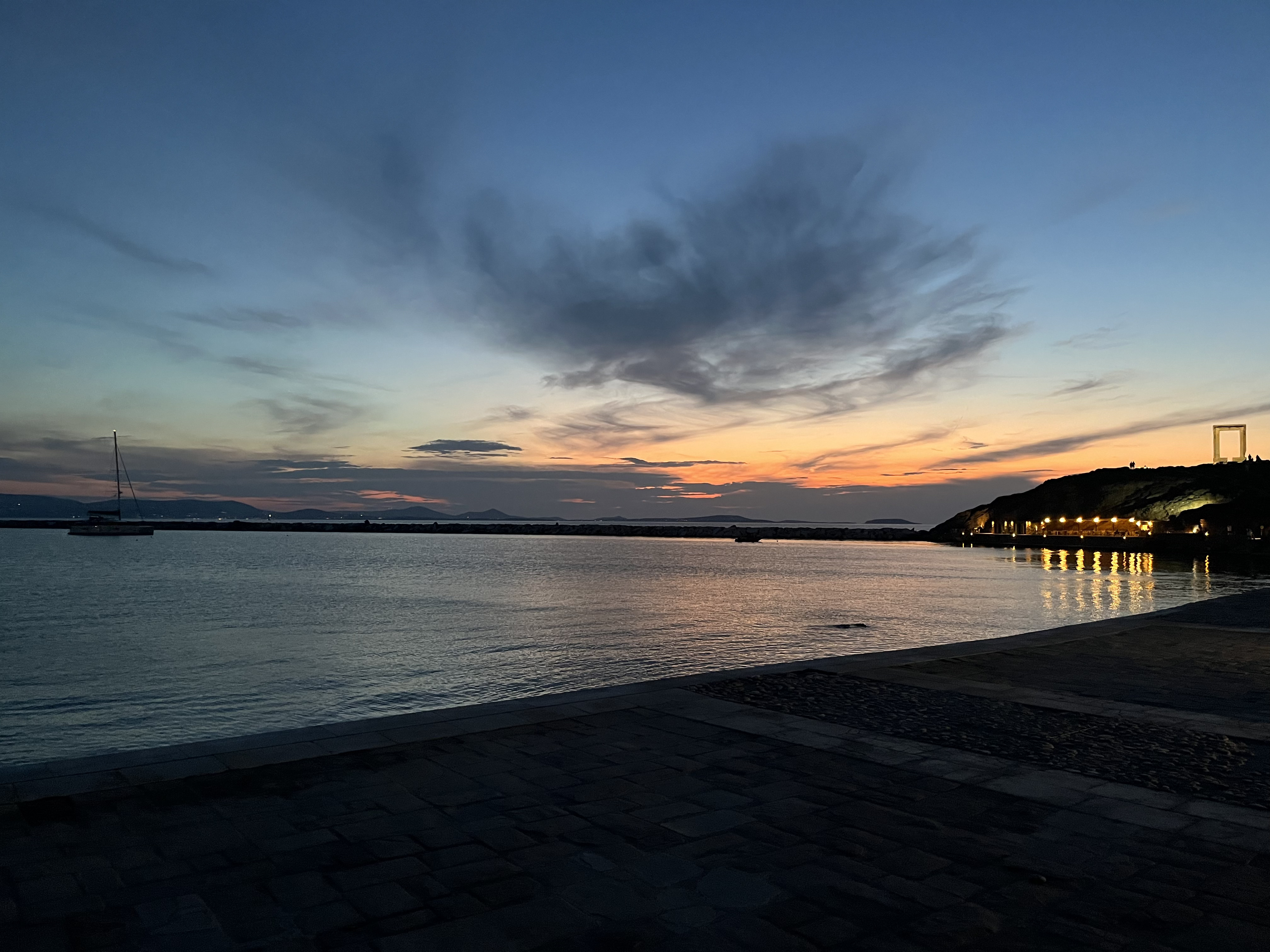 Sunset over the Aegean Sea