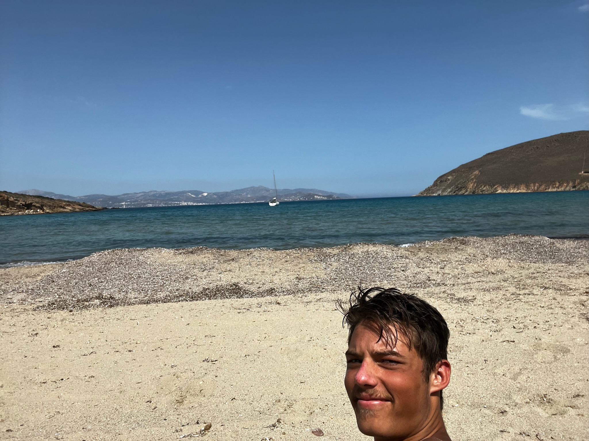 Windsurfing at the beach