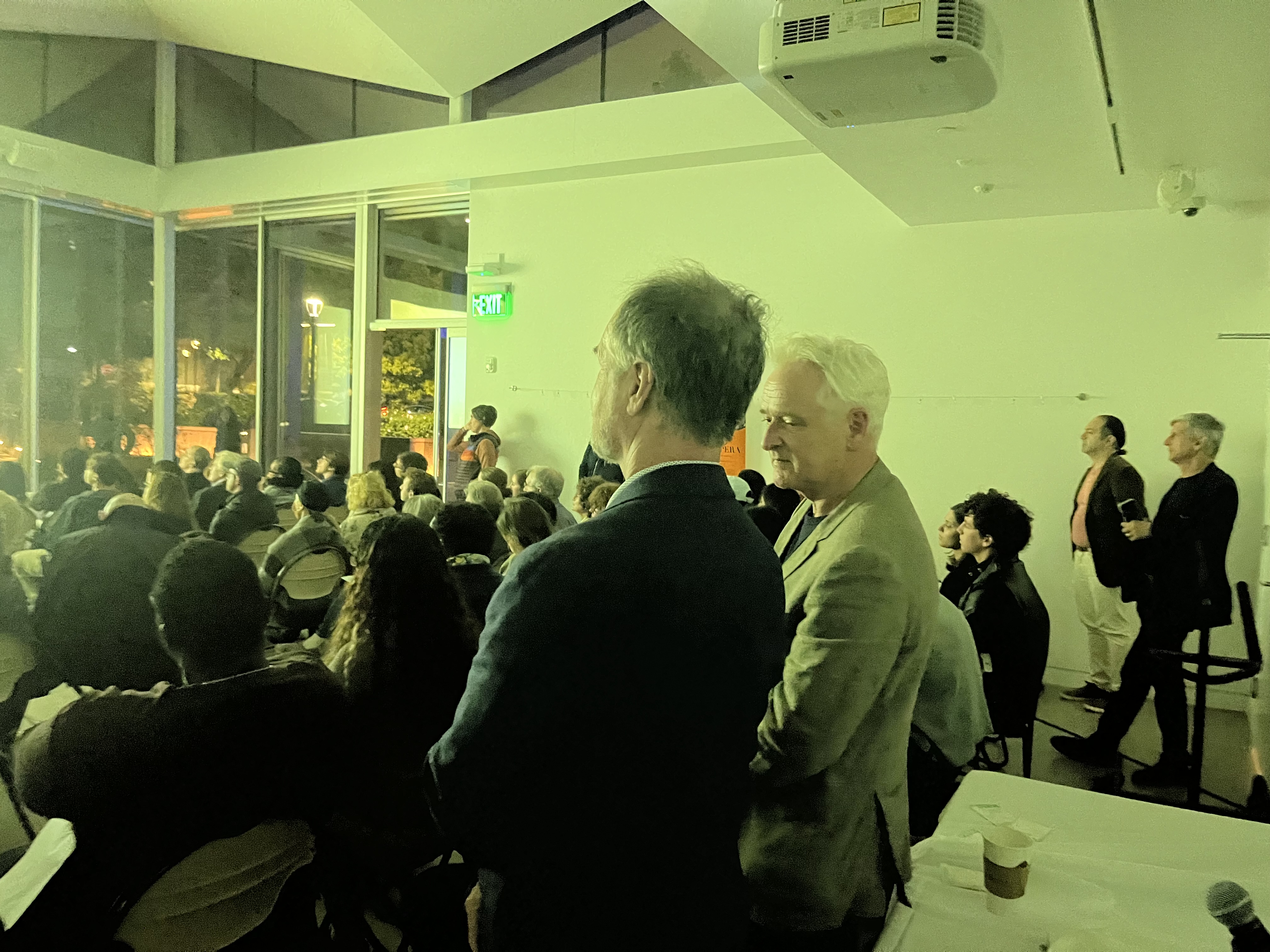 Hans and Charles at the symposium